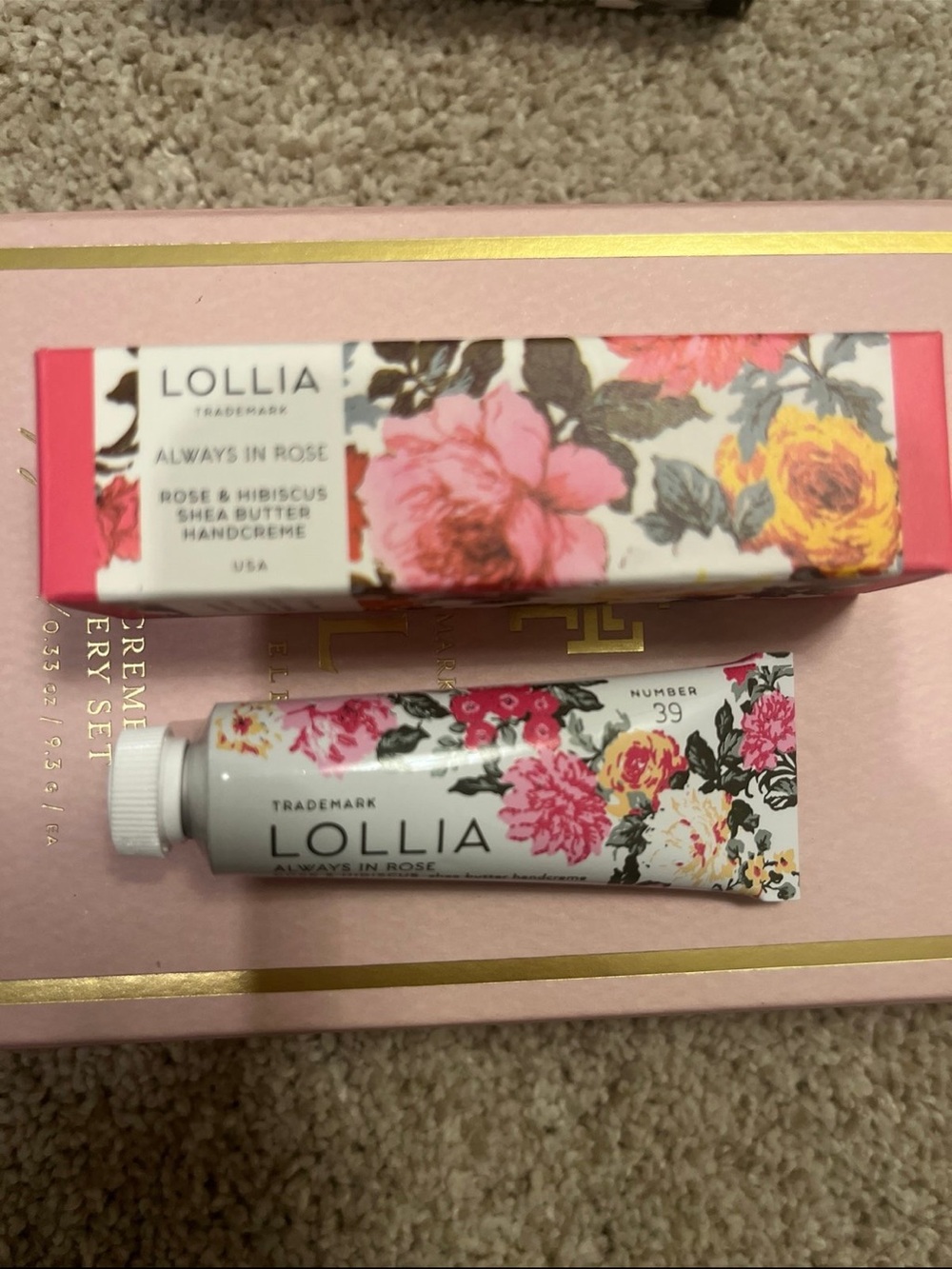 Lollia Always in Rose Shea Butter Handcreme - Travel-Sized